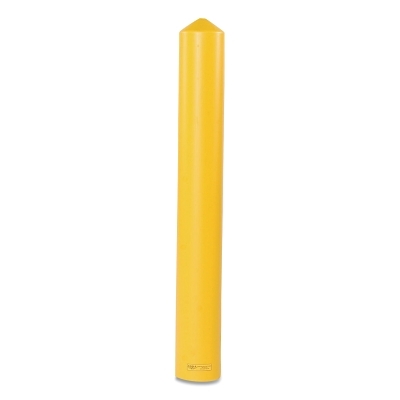 Post Sleeve, 4 in x 56 in H, Smooth, Yellow