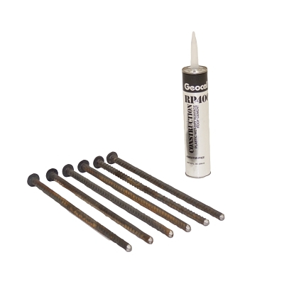 Parking Stop Replacement Part, Kit, 14 in, Spike