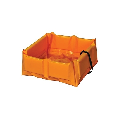 SpillNEST™ Folding Spill Containment Berm, 34 gal, Yellow