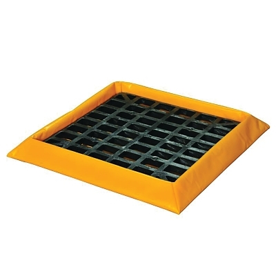 SpillNEST™ Drum Spill Containment Berm, 1 Drum, 10 gal, Yellow
