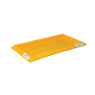 SpillNEST™ Folding Spill Containment Berm, 2 Drum, 15 gal, Yellow