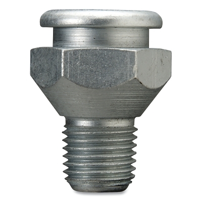 Button Head Fittings, Straight, 53/64 in, Male/Male, 1/4 in (NPTF)