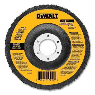 Power Strip Wheel Flap Disc, 4-1/2 in dia, 100 Grit, 5/8 in-11 Arbor Thread, 13300 RPM, Aluminum Oxide
