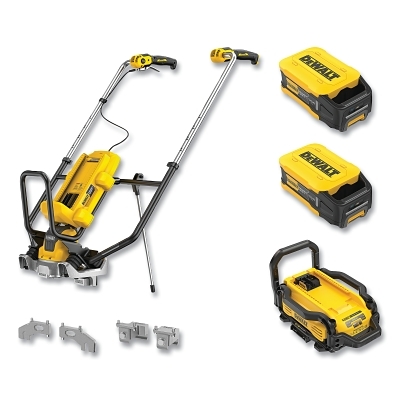 POWERSHIFT™ Concrete Power Screed, Kit w/2 Batteries and 1 Charger, Variable Speed Trigger to 7800 VPM