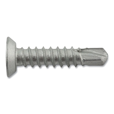 Dril-Flex® Self-Drilling Structural Screws, Phillips Undercut Flat Head, #12-14 TPI, 1 in L, #3 Point Type, Stalgard