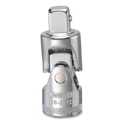 Socket, 3/8 in Drive, 3/8 in Opening, 6-point, Universal Joint