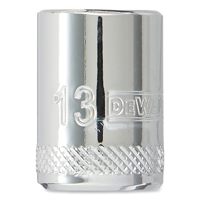 Socket, 3/8 in Drive, 13 mm Opening, 6-point, Standard