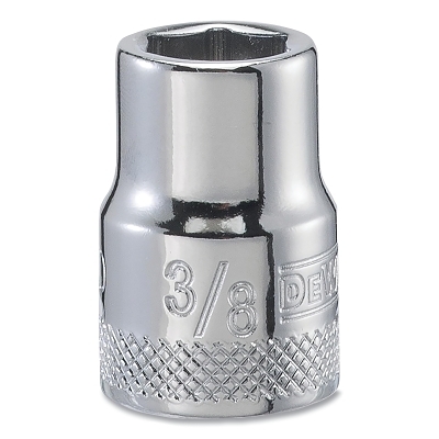 Socket, 3/8 in Drive, 3/8 in Opening, 6-point, Standard