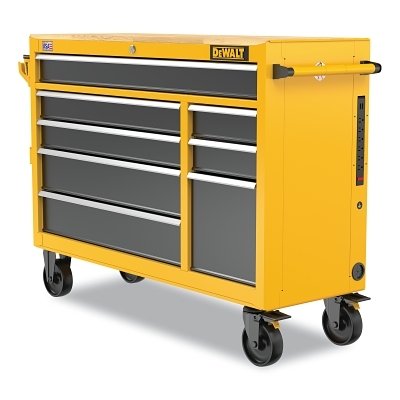 Mobile Work Station, 52 in W, 8 Drawer