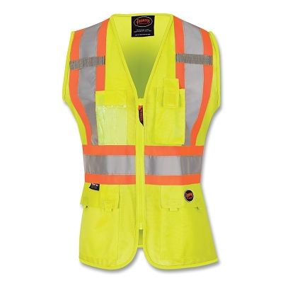 139U Ladies Mesh Safety Vest, Size 2XL, Green