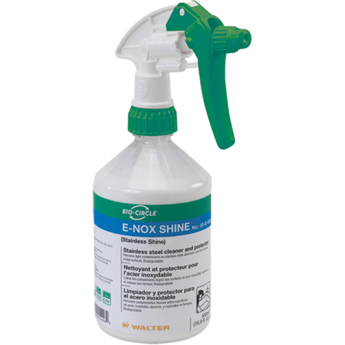 E-Nox Shine™ Stainless Steel Cleaner & Protector, 500 ml, Trigger Bottle