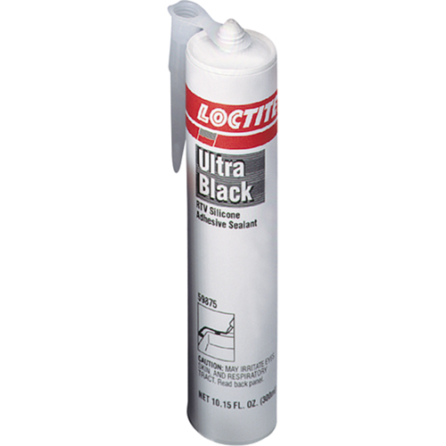 598 High Performance RTV Silicone Gasket Maker, Cartridge, Black