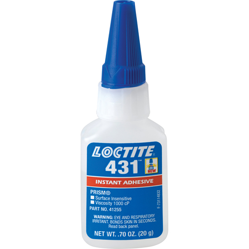 431™ Surface Insensitive Instant Adhesive, Clear, Bottle, 20 g