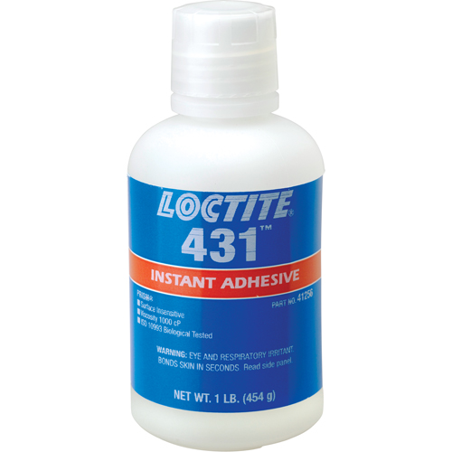 431™ Surface Insensitive Instant Adhesive, Clear, Bottle, 454 g
