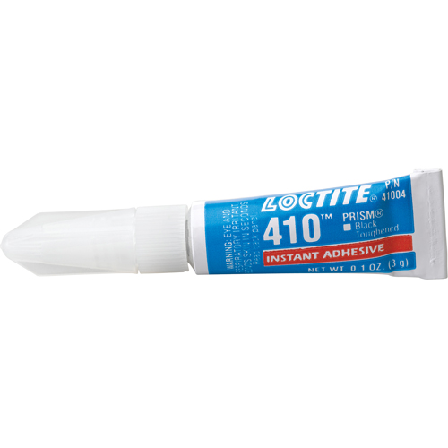 410™ Instant Adhesive, Black, Tube, 3 g