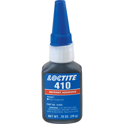 410™ Instant Adhesive, Black, Bottle, 20 g