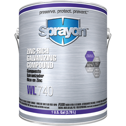 WL741 Zinc-Rich Galvanizing Compound, Gallon