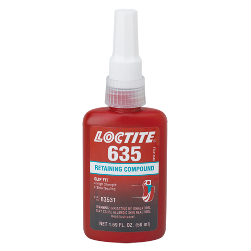 Loctite® 635 Retaining Compound, 50 ml, Bottle, Green