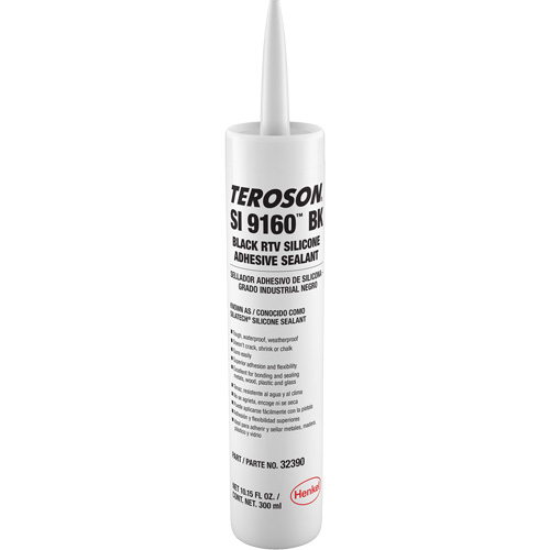 Teroson® SI 9160™ Silicone Sealant, Cartridge, Black