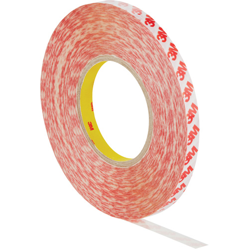 Double-Sided Adhesive Tape, 50 m (164') x 19 mm (0.75"), 8 mils, Polyester