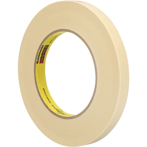 Scotch® High-Performance Masking Tape, 12 mm (1/2") x 55 m (180'), Tan