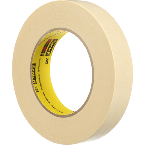 Scotch® High-Performance Masking Tape, 24 mm (1") x 55 m (180'), Tan
