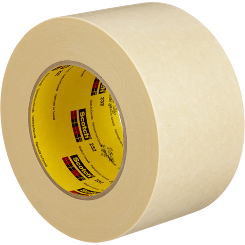Scotch® High-Performance Masking Tape, 72 mm (3") x 55 m (180'), Tan