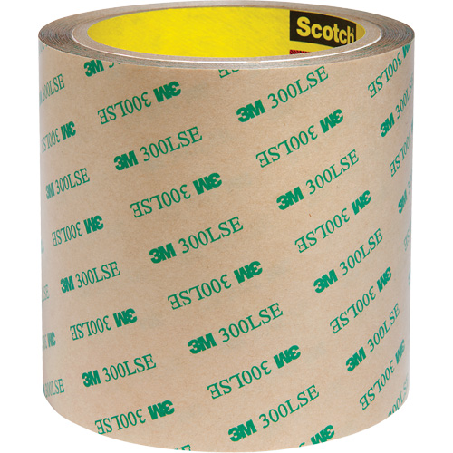 Double-Coated Tape, 55 m (180') x 25.4 mm (1"), 6.7 mils, Polyester