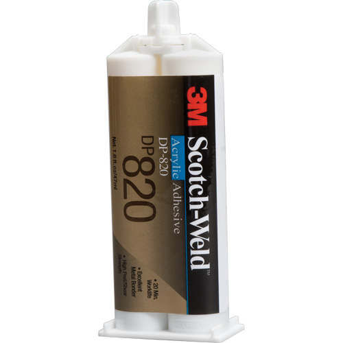 Scotch-Weld™ Acrylic Adhesive, Two-Part, Dual Cartridge, 1.6 fl. oz., Off-White