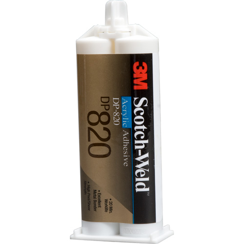 Scotch-Weld™ Acrylic Adhesive, Two-Part, Dual Cartridge, 400 ml, Off-White
