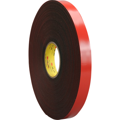 VHB™ Tape, 12 mm (1/2") W x 66 m (216') L, 62 mils Thick