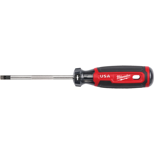 ECX Screwdriver, #1 Tip, Round, 211 mm L, Cushion Grip Handle