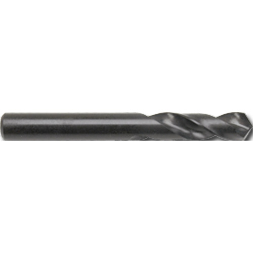 Stub Length Screw Machine Drill Bit, 8.8 mm, High Speed Steel, 40 mm Flute, 135° Point - - BH987