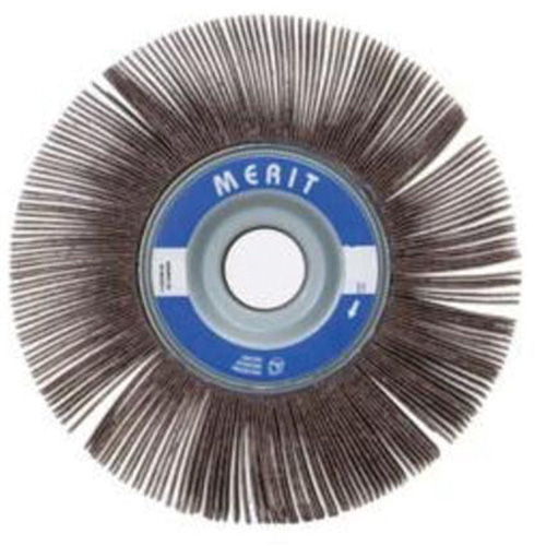 Flap Wheel, Aluminum Oxide, 60 Grit, 14" x 1" x 1-3/4"