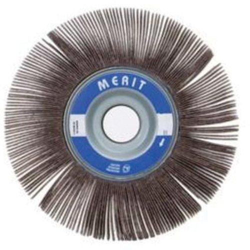 Flap Wheel, Aluminum Oxide, 120 Grit, 14" x 1" x 1-3/4"