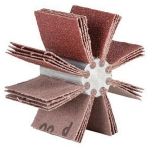 Plain Flap B-820 Bore Polisher, Aluminum Oxide, 60 Grit, 4-3/4" x 1-1/2" x