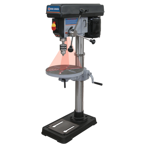 Drill Presses With Laser, 13", 5/8" Chuck, 3670 RPM