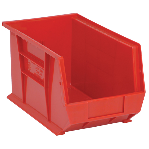 Ultra Stack & Hang Bin, 8-1/4" W x 8" H x 13-5/8" D, Red