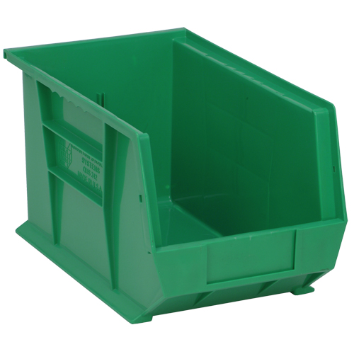 Ultra Stack & Hang Bin, 8-1/4" W x 8" H x 13-5/8" D, Green