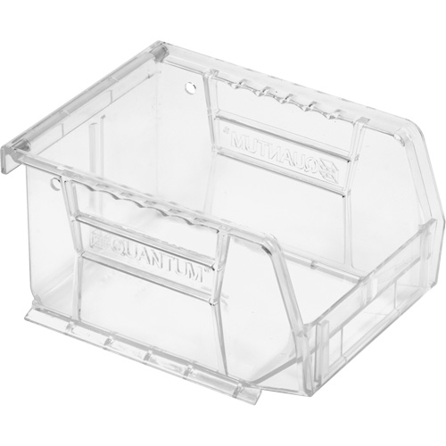 Crystal Clear Ultra Bins, 4-1/8" W x 3" H x 5-3/8" D, Clear