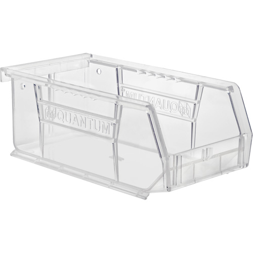 Crystal Clear Ultra Bins, 4-1/8" W x 3" H x 7-3/8" D, Clear