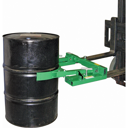 Gravity-Actuated Mechanical Auto-Grip™ Drum Lift, For 85 US gal. (70 Imperial Gal.) - Drum Grabber - DA175