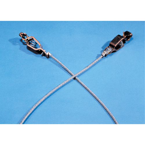 Light-Duty Bonding & Grounding Wire Assemblies - Alligator Clip & 1" Beam Clamps - Bonding-Grounding Kit - DA621