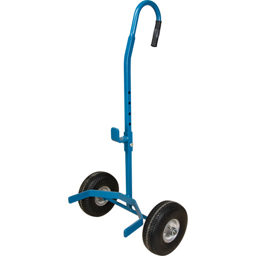 Cylinder Cart, Flat-Free Wheels, 15-1/2" W x 14-1/4" L Base, 600 lbs.