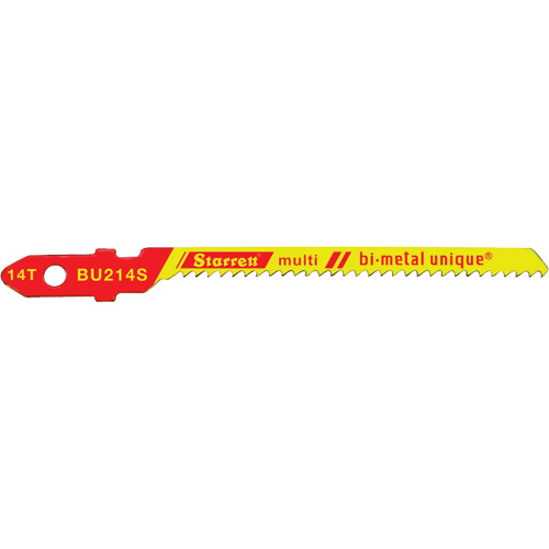 Unified Shank Jig Saw Blades, Bi-Metal, 2" L, 14 TPI