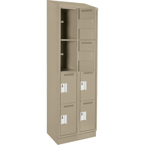 Clean Line™ Lockers, 4 -tier, Bank of 2, 24