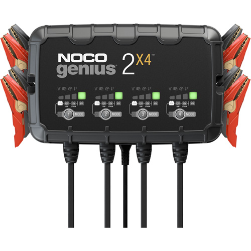 Genius 2X4™ 4-Bank, 8-Amp Battery Charger