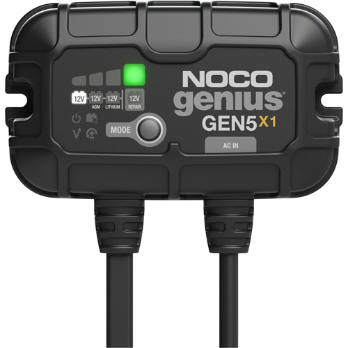 Genius Gen5X1 1-Bank, 5-Amp On-Board Battery Charger