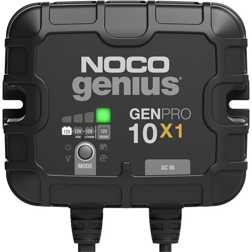 Genius GenPro10X1 1-Bank, 10-Amp On-Board Battery Charger