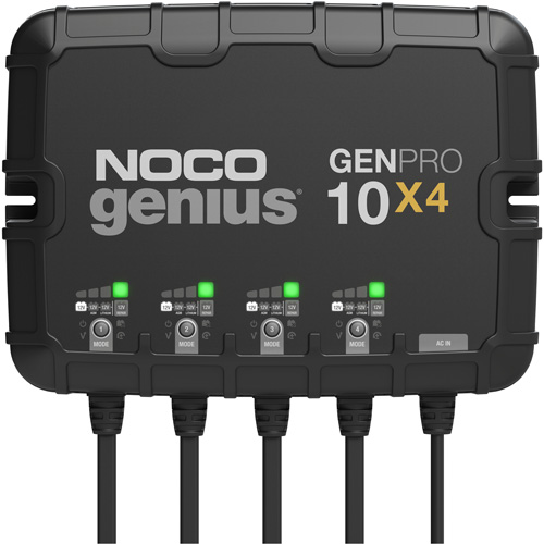 Genius GenPro10X4 4-Bank, 40-Amp On-Board Battery Charger